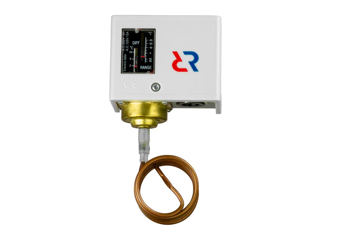 Реле температуры KP61R, IP44, длина капиллярной трубки 12 м, контактная группа SPDT РИДАН Ридан 060L126566R