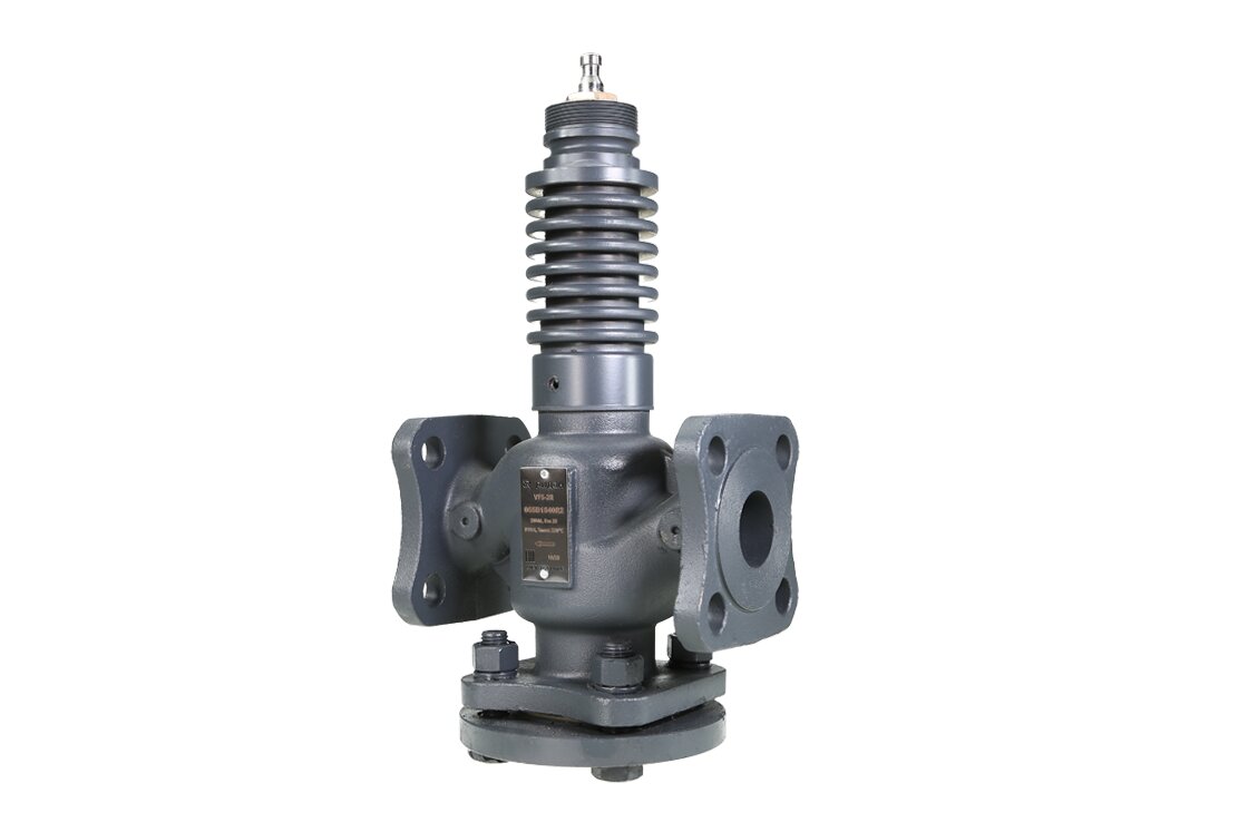 Клапан регулирующий фланцевый VFS-2R PN16, DN50, Kvs 40 (новый корпус, квадратные фланцы), рабочая среда водяной пар РИДАН Ридан 065B1550R2