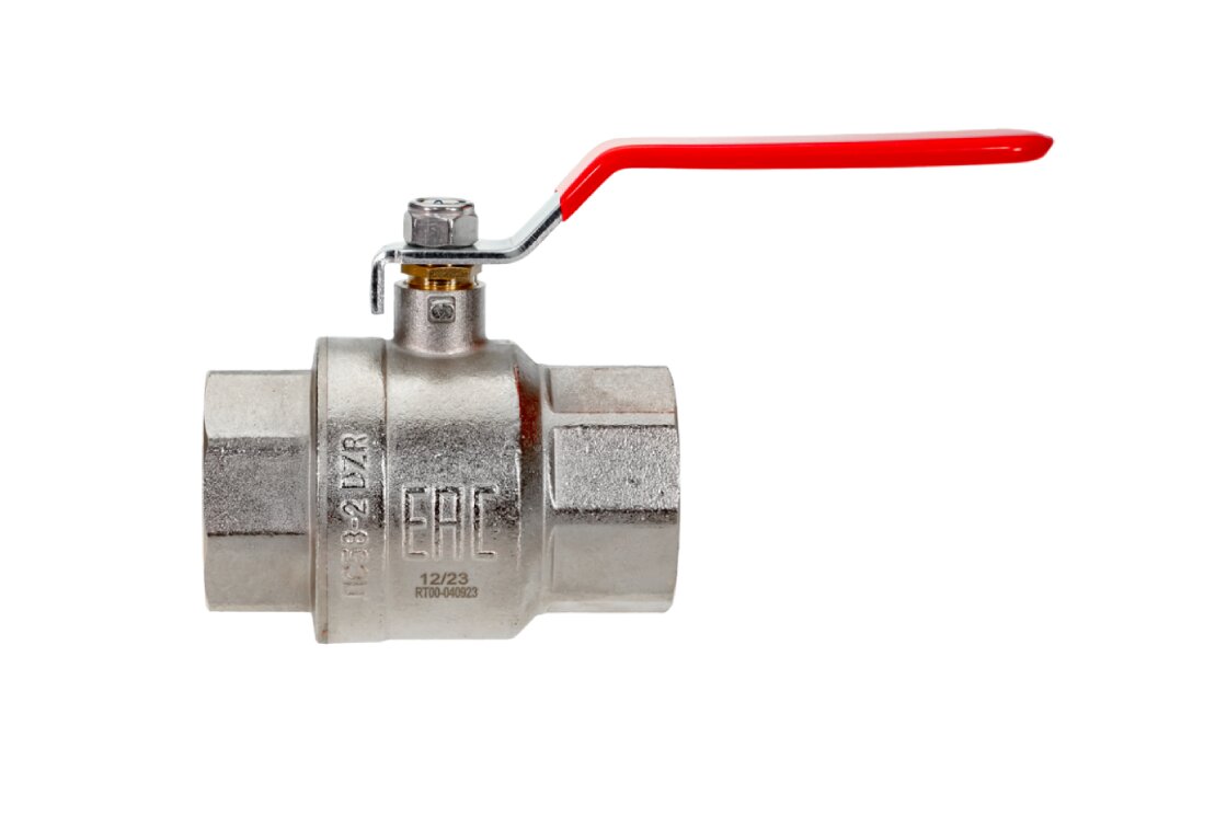 BVR-R Кран шаровой ГОСТ59553-2021 PN40 DN40 с внутренней резьбой; Т 20 °С...+120 °С; материал корпуса латунь РИДАН Ридан 065B8311RG
