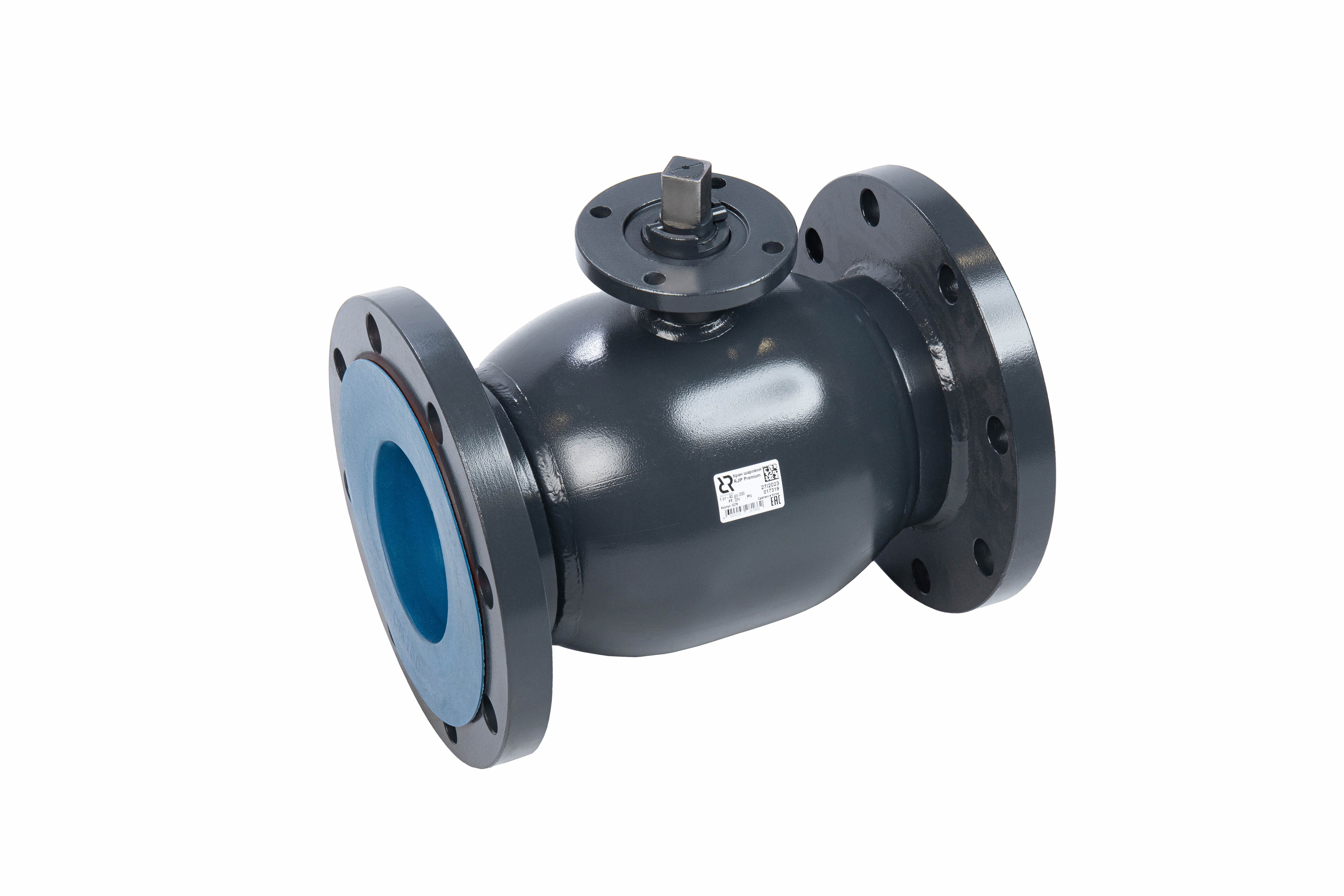 RJIP Premium Кран шаровой FF DN125 PN16 GF (фланцевый, под привод, стандартный проход) РИДАН Ридан 065N0247R