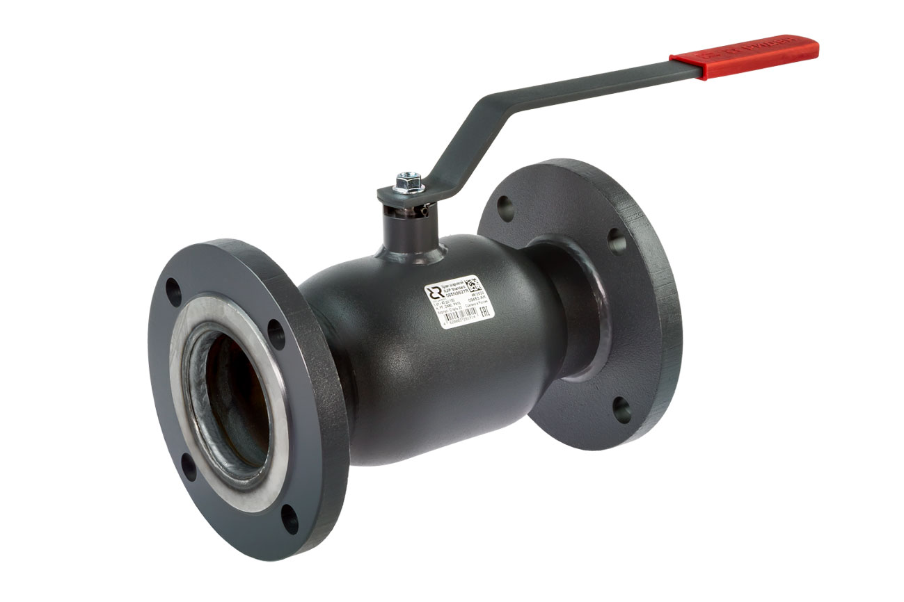 RJIP Standard Кран шаровой FF DN40 PN16 (фланцевый, с рукояткой, стандартный проход) РИДАН Ридан 065N9624SR