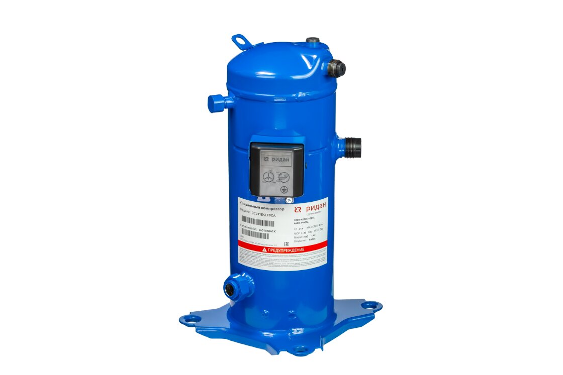 Компрессор спиральный RCL13E4LT9CA, промышленная упаковка, хладагент R404A, номинальное напряжение 380-420 В / 3 фазы / 50 Гц & 460 В /3 фазы / 60 Гц РИДАН Ридан 141R9756
