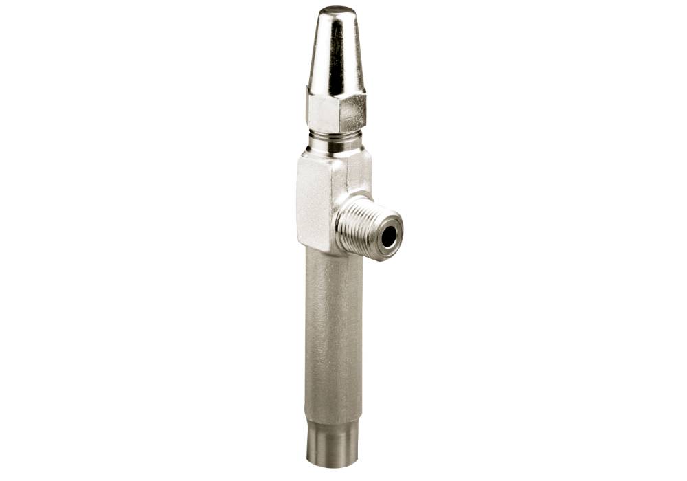 Игольчатый запорный клапан SNV-L G1/2'' W1/2 L100 c заглушкой, PN 52, номинальный диаметр 8 мм, температура рабочей среды, °С 50...+150 РИДАН Ридан 148B3769R