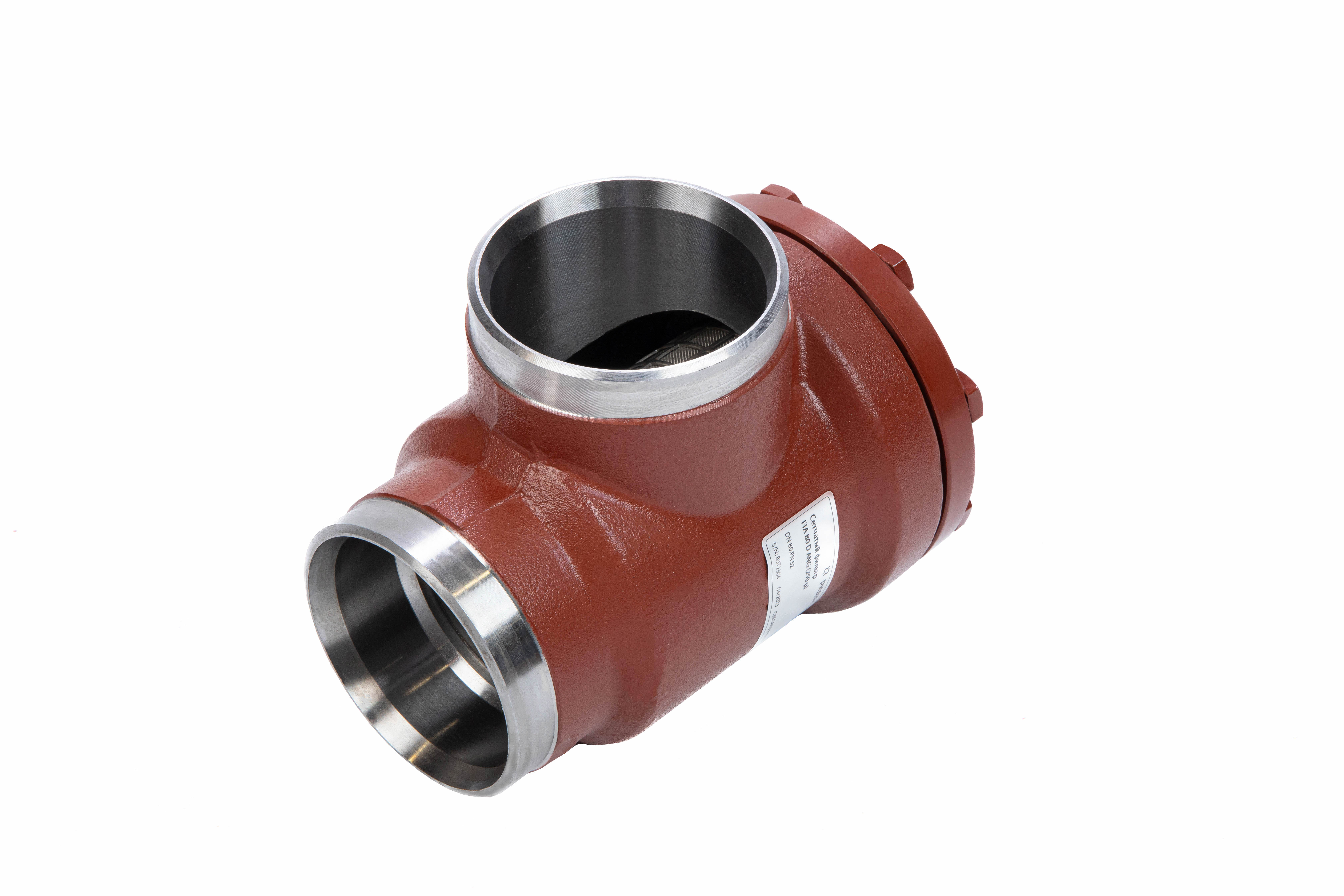 Угловой сетчатый фильтр FIA, тип присоединения 250 D (6"), DN 250, PN 40, c фильтрующей сеткой 250 мкм РИДАН Ридан 148C0250R