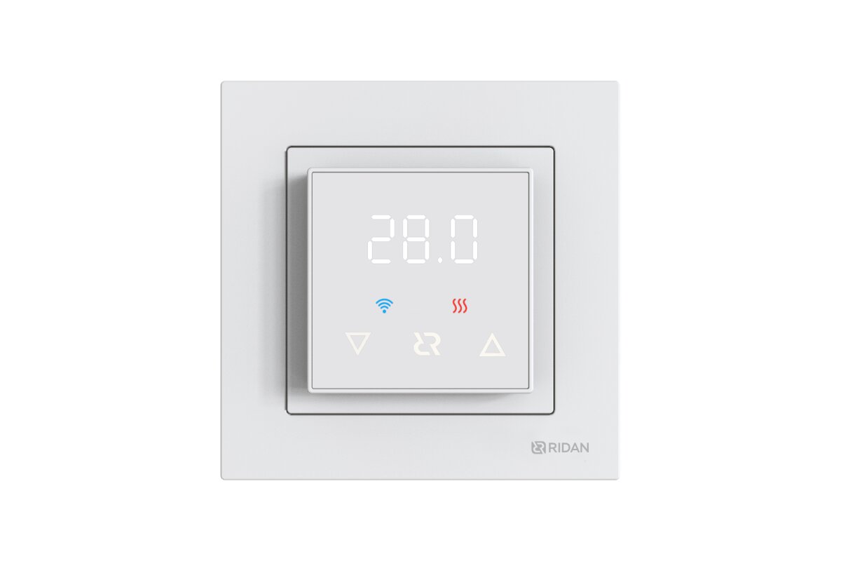 Ridan Classy терморегулятор с Wi-Fi, белый РИДАН Ридан 21RT0104R