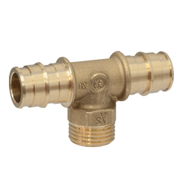 Тройник GX с наружной резьбой 32x1"Mx32 GX153 Giacomini GX153Y056