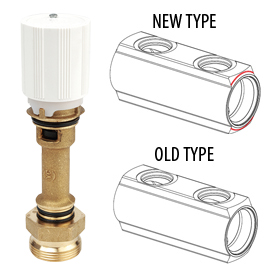 Корпус термостатического клапана 1" x 3/4"E P10V Giacomini P10VY003