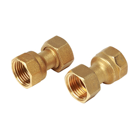 Отвод с накидной гайкой с внутренней резьбой 1-1/2"UNS-F x G3/4"F P15F Giacomini P15FY024