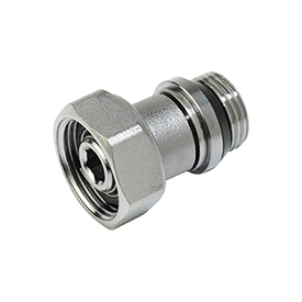 Универсальный телескопический отвод с прокладкой 1/2" редук. 3/8" R173TG Giacomini R173X037