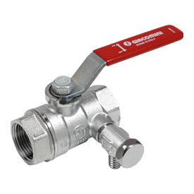 Кран шаровой с вн./вн. резьбой и сливом 1 1/2" R250DS Giacomini R250SX007