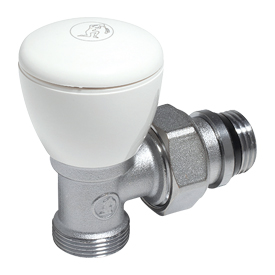 Угловой ручной клапан с нар. резьбой 1/2" x 18 R25TG Giacomini R25X034