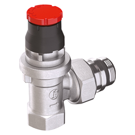 Угловой динамический термостатический клапан 1/2" R401DB Giacomini R401DBX033