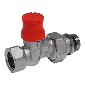 Прямой термостатический клапан с преднастройкой 3/8" R402PTG Giacomini R402PX232