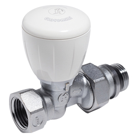 Прямой микрометрический термостатический клапан 1/2" R422TG Giacomini R422X133