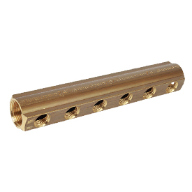 Коллектор с внутренней резьбой 1 1/4" x 3/4" /5 дист. 70 мм R551 Giacomini R551Y105