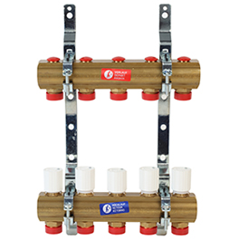 Сборный коллекторный узел 1" x 3/4"E /3 R553D Giacomini R553ZY043