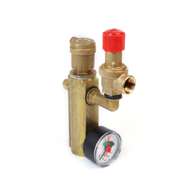 Группа безопасности с отводом 1" R554P Giacomini R554PY005