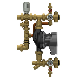 Смесительный узел 1" без насоса R557RM-1 Giacomini R557RY043