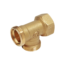 Тройник для переходников с внутр. бок. резьбой 1/2"x18 R571R Giacomini R571RY016