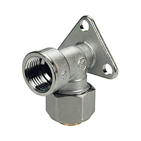 Угловой установочный фитинг 1/2"x(20x2) R572AM Giacomini R572MX057