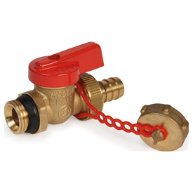 Кран шаровой выпускной с рукояткой 1/2" R608D Giacomini R608DY053