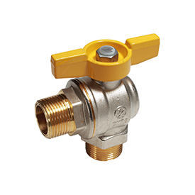 Кран шаровой угловой с нар. резьбой 1/2" R782G Giacomini R782GBX003