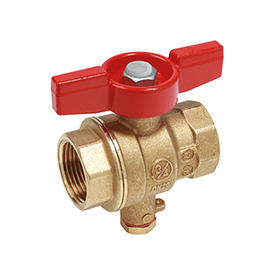 Кран шаровой для зонда с вн./вн. резьбой 1" R851T Giacomini R851TY105