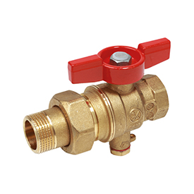 Кран шаровой для зонда с отводом 3/4"F x 3/4"M R859T Giacomini R859TY005