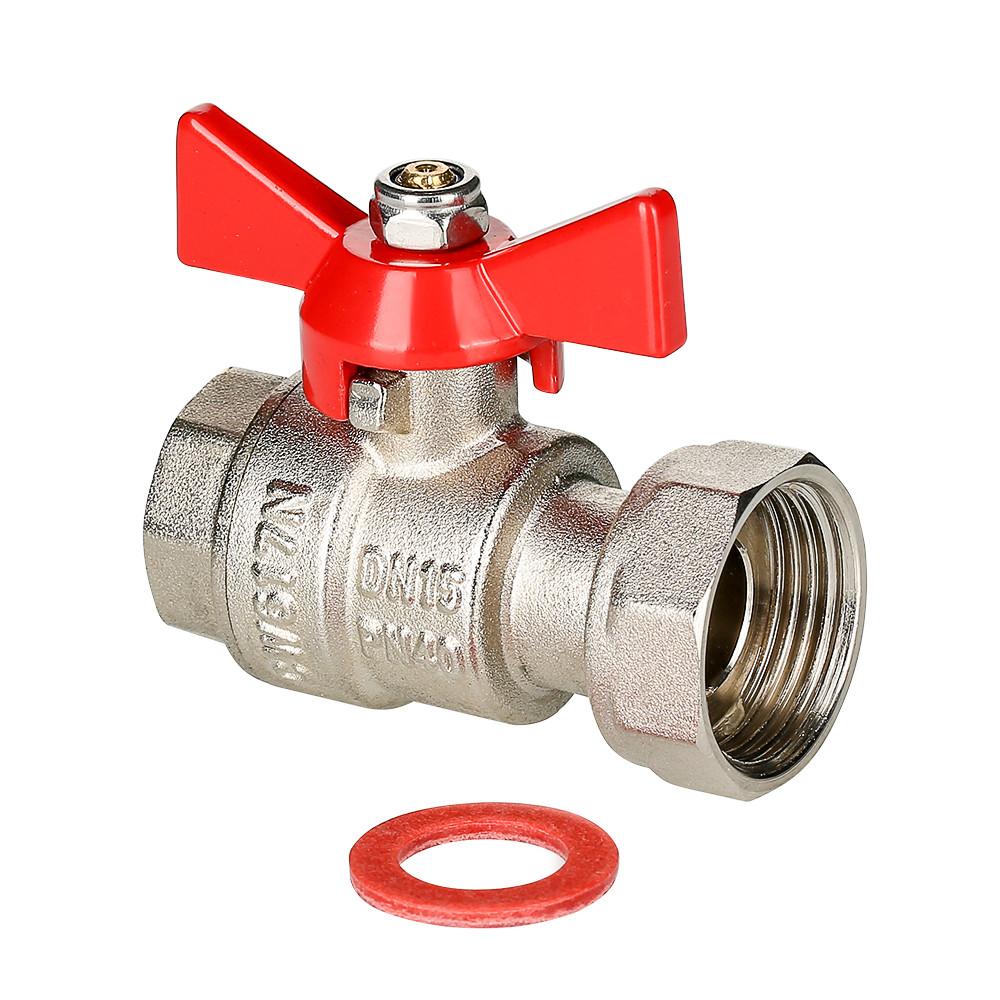 Кран шаровой с накидной гайкой 1/2" x 3/4" VALTEC Valtec VT.241.N.0405