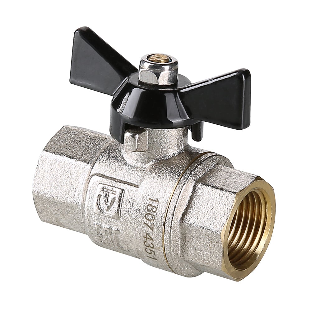 Кран шаровой PERFECT с ручкой-бабочкой и внутренней резьбой 1" VALTEC Valtec VT.317.N.06