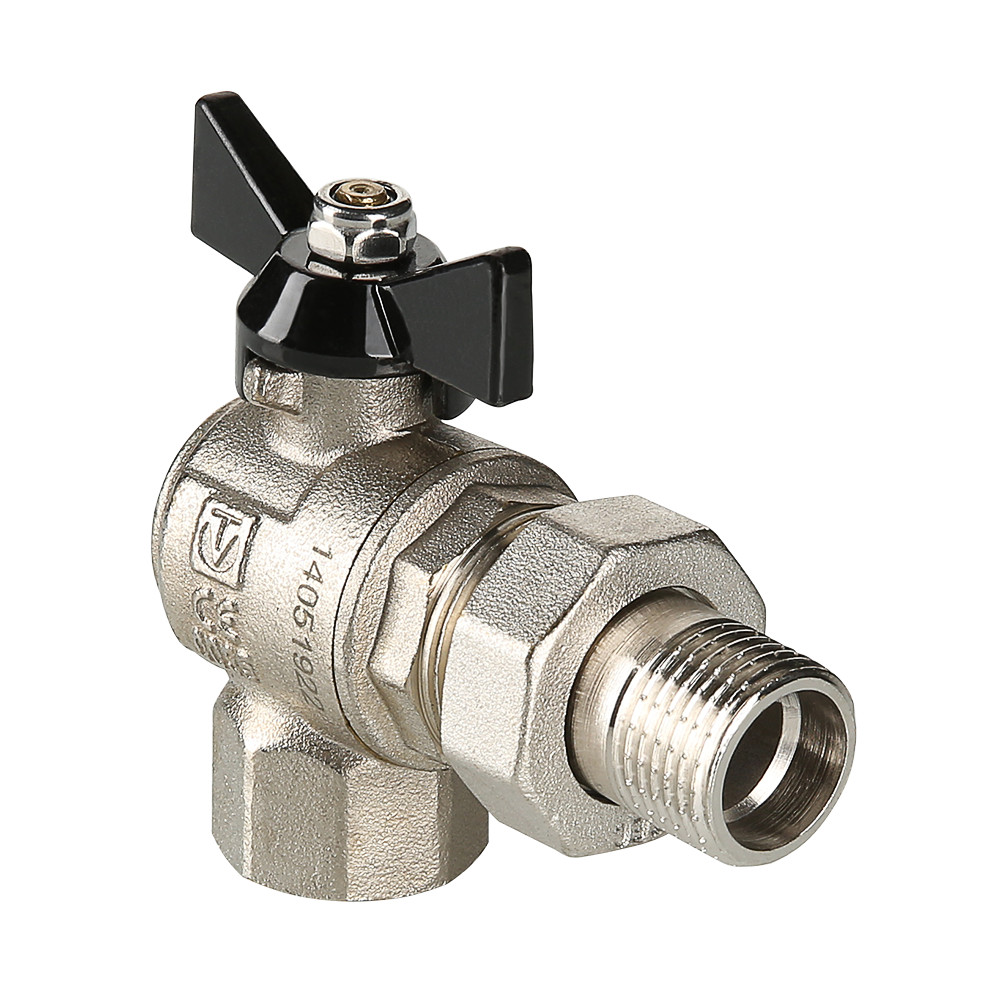 Кран шаровой PERFECT угловой с полусгоном 1/2" VALTEC Valtec VT.328.N.04