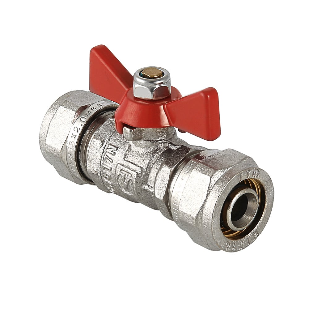 Кран шаровой с обжимным соединением 16 VALTEC Valtec VT.343.N.1616
