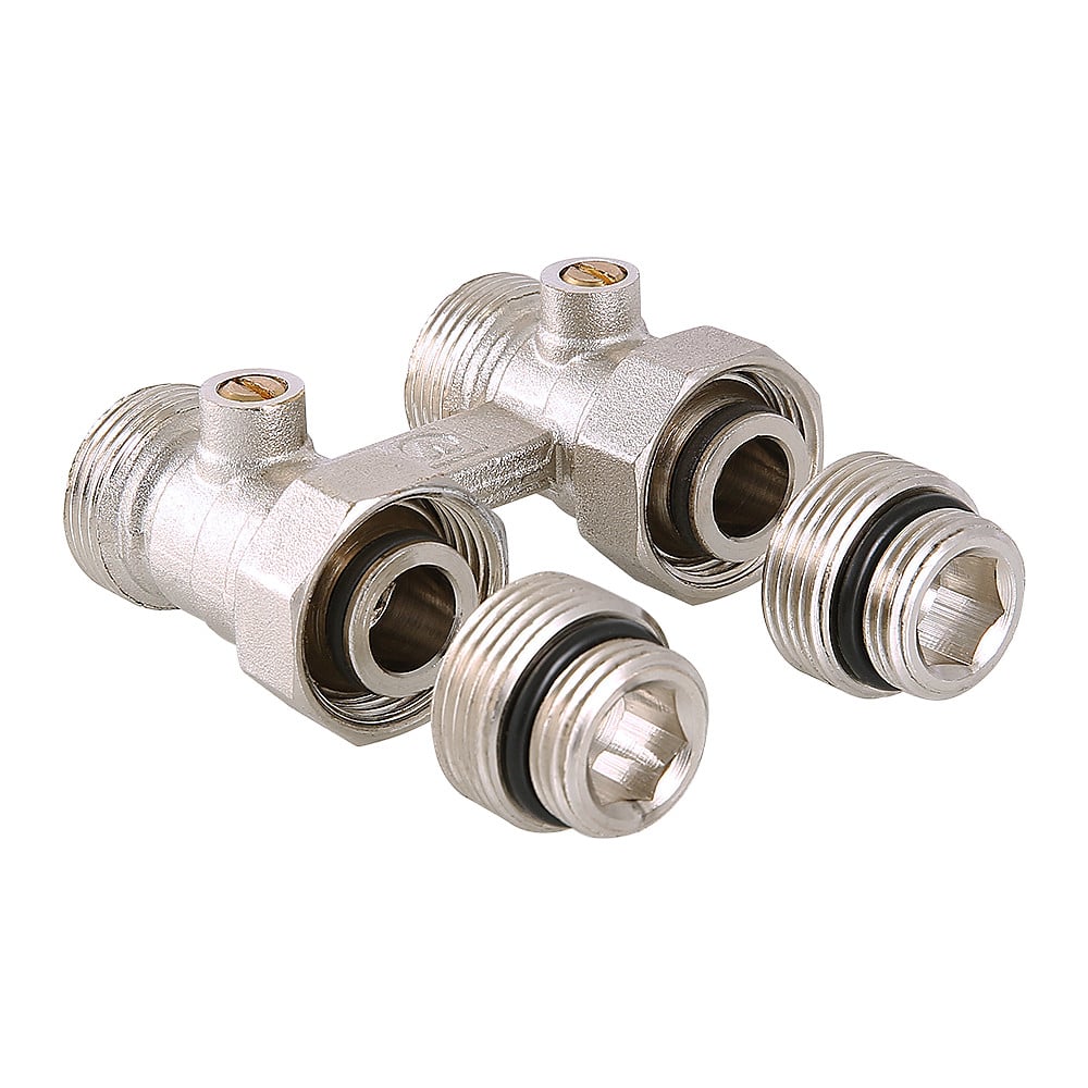 Узел для нижнего подключения радиатора (комплект) 1/2" х 3/4 "евроконус" VALTEC Valtec VT.345K.N.E04