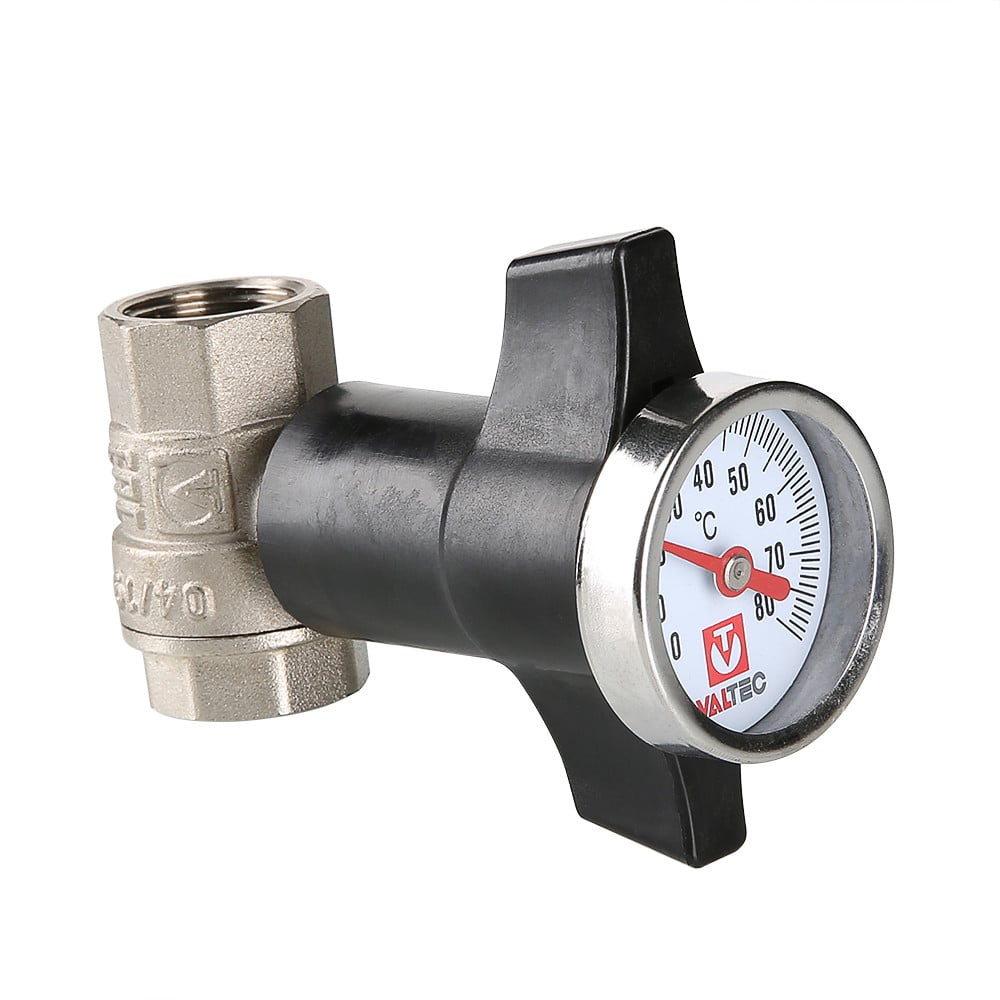 Кран шаровой c термометром 3/4" VALTEC Valtec VT.808.N.05
