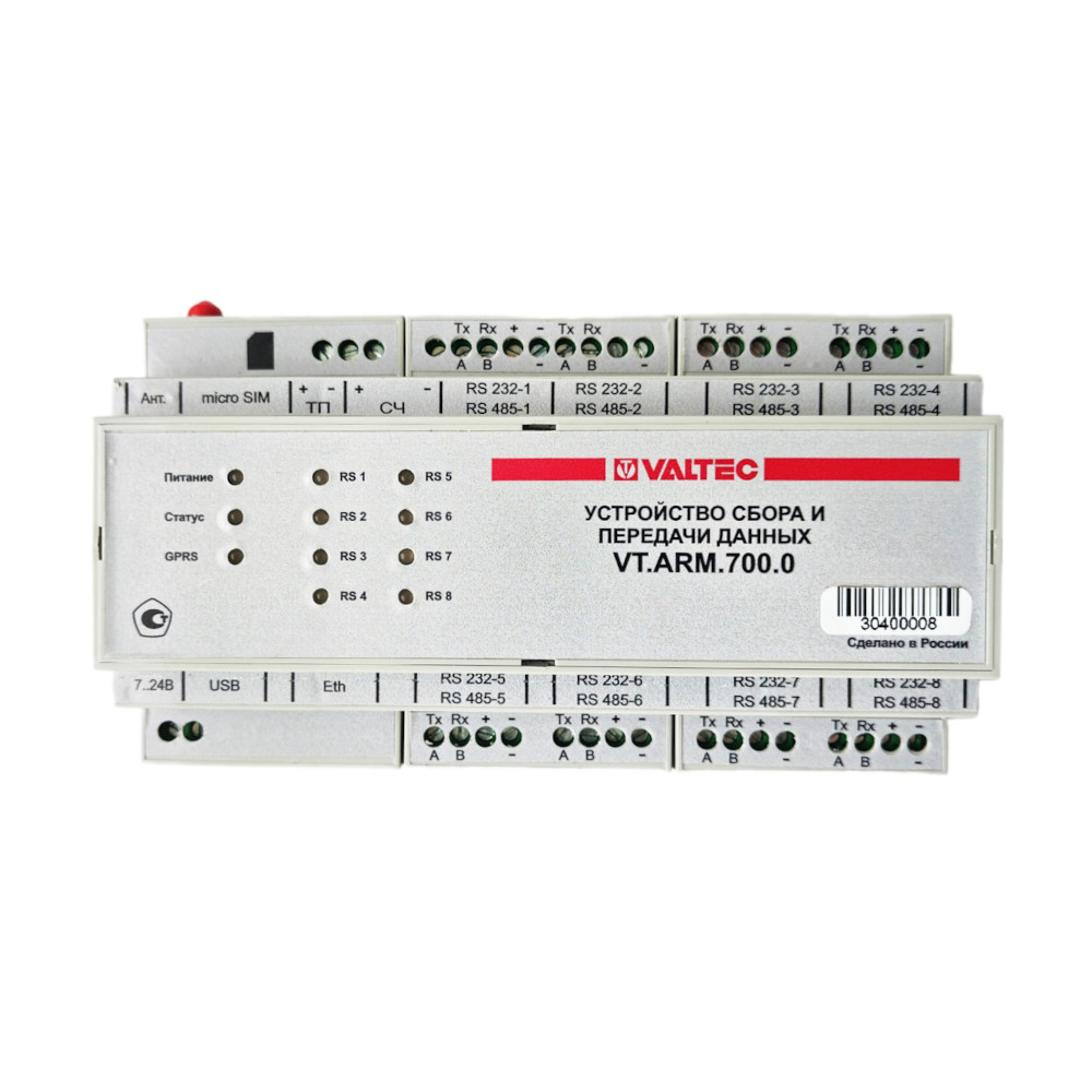 Устройство телемеханики многофункциональное цифровое 12–24 В VALTEC Valtec VT.ARM.0700.0