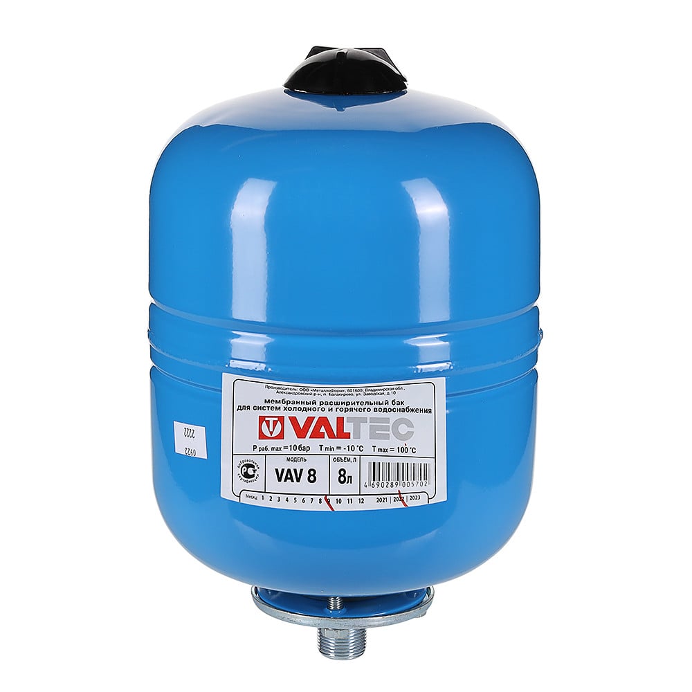 Мембранный бак для водоснабжения 35 л VALTEC Valtec VT.AV.B.060035