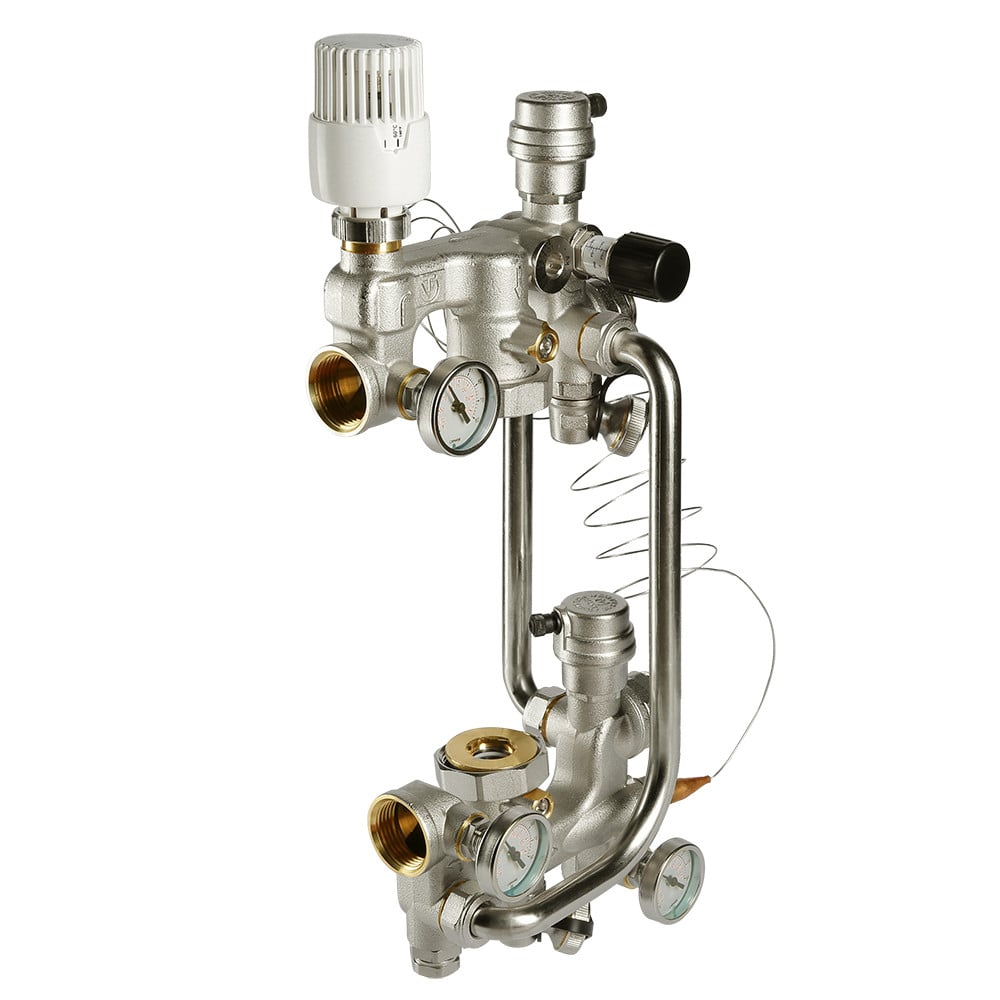 Насосно-смесительный узел для теплого пола COMBI 180 мм VALTEC Valtec VT.COMBI.0.180