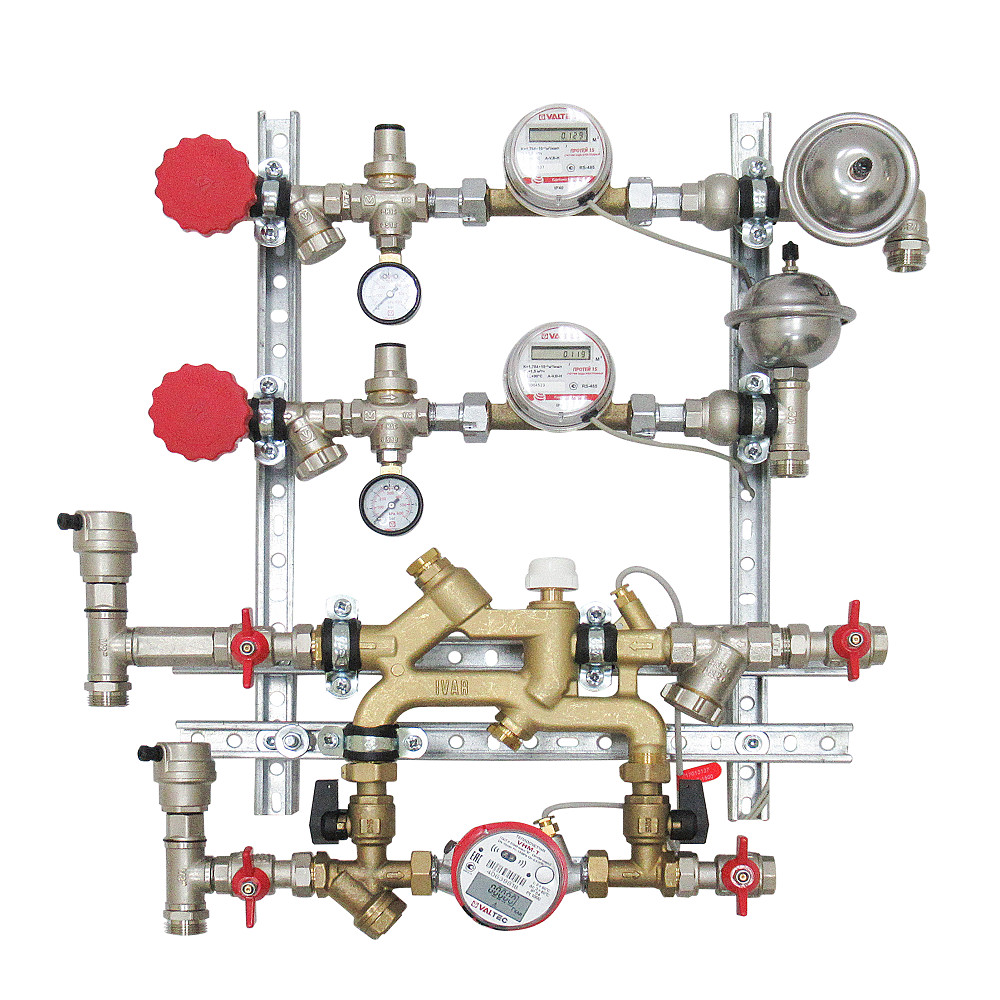 Квартирная станция для систем отопления и водоснабжения По запросу VALTEC Valtec VT.NM.GF