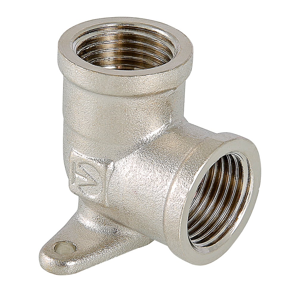 Фитинг резьбовой – угольник с креплением (водорозетка) 1/2" VALTEC Valtec VTr.751.N.0004